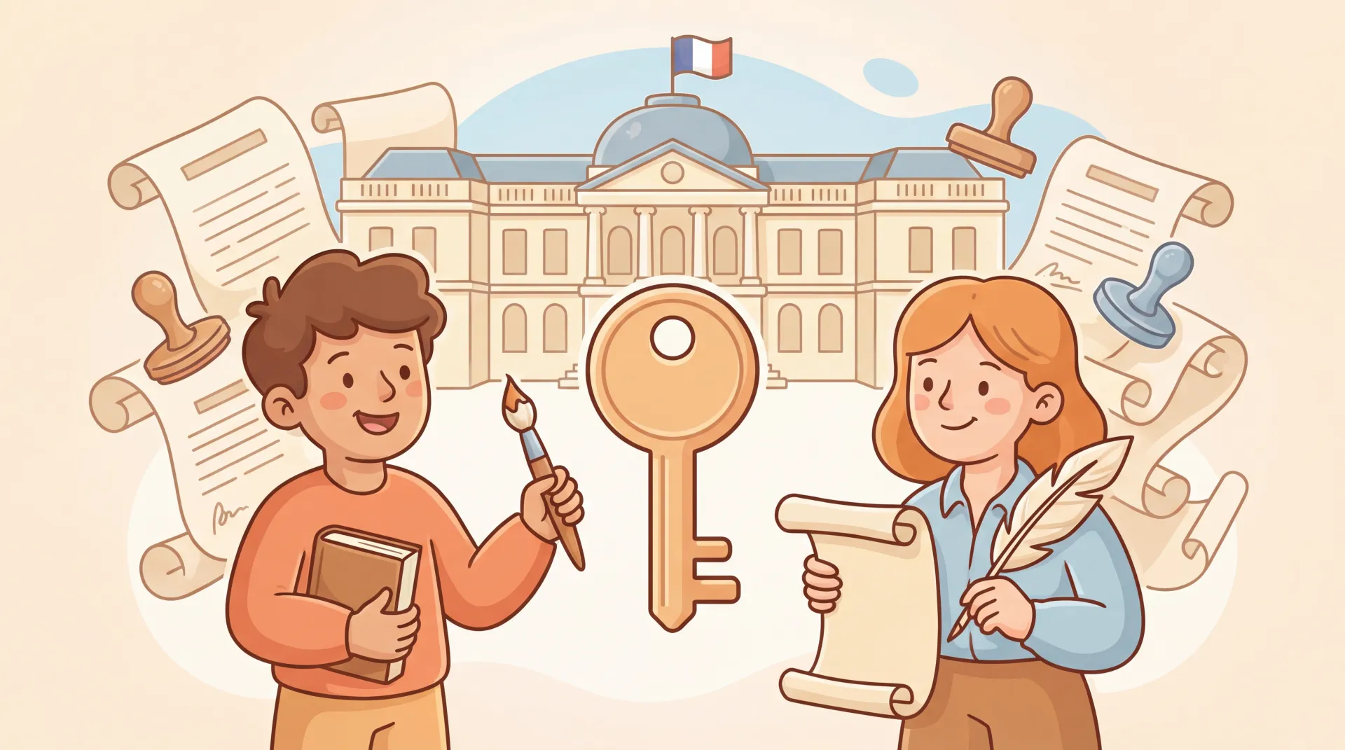 Bâtiment de la Bibliothèque nationale de France à Paris