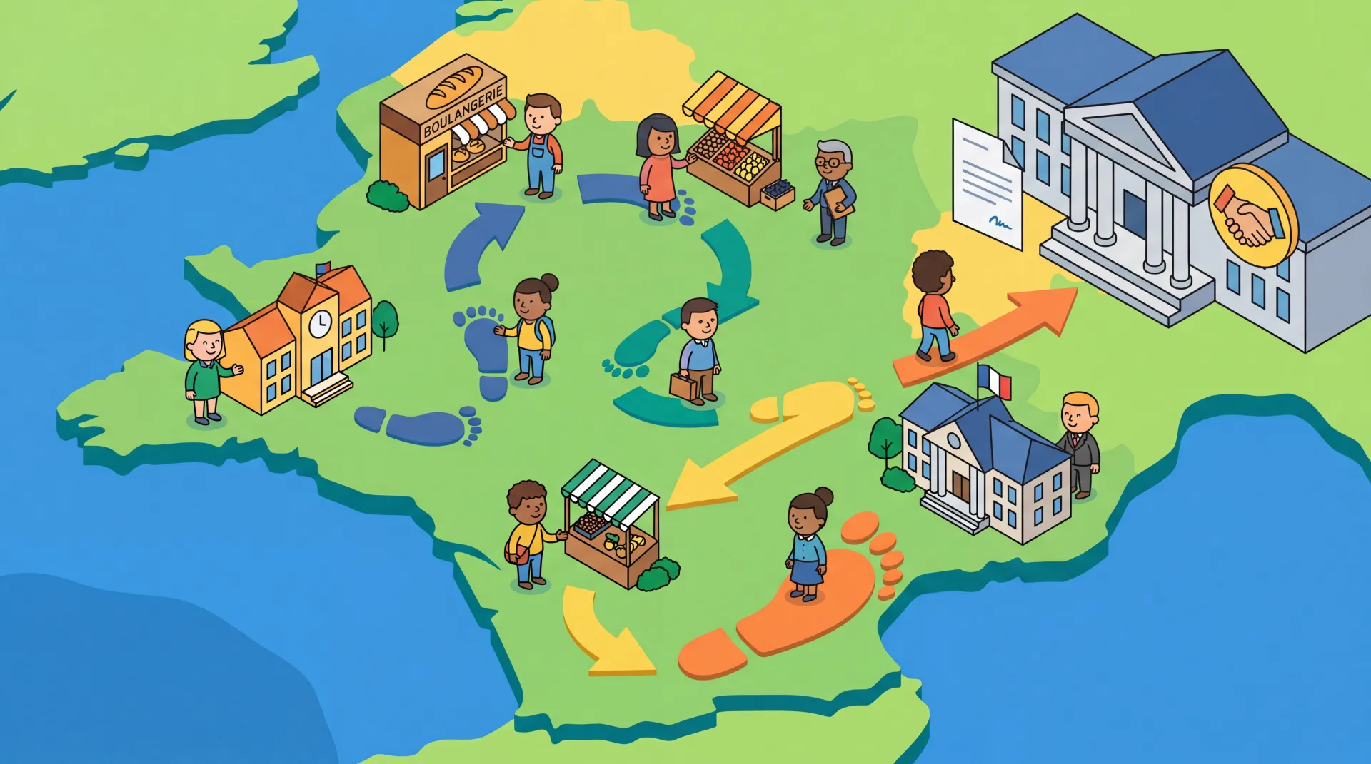 Cadre de vie en France : clé géographique de votre intégration