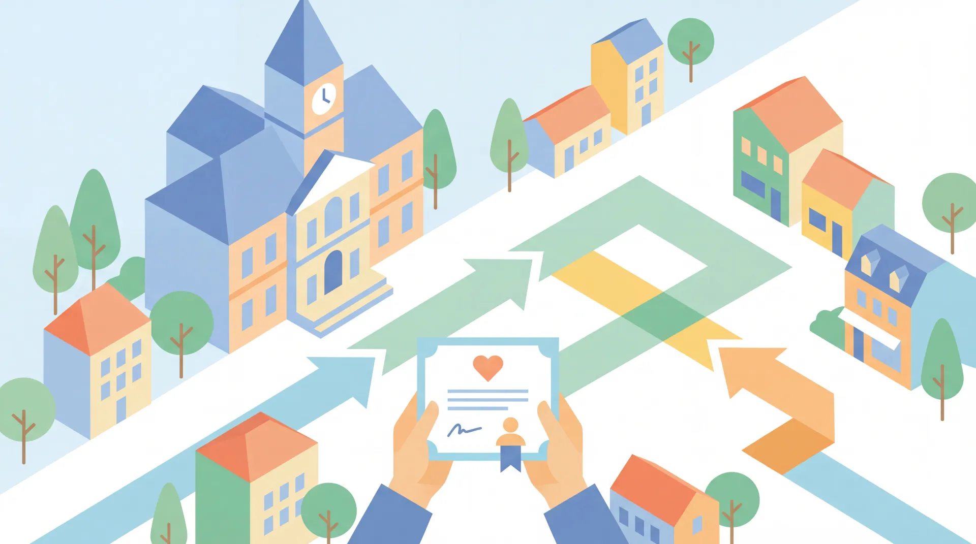 Carte administrative des régions et départements de France