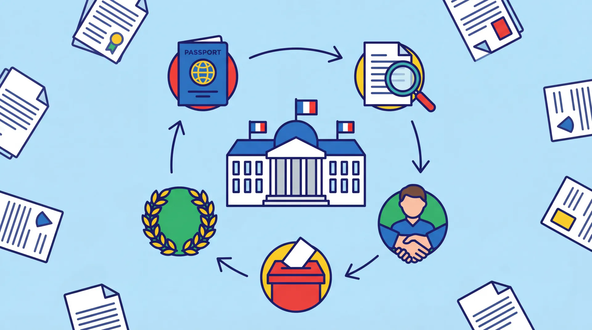 Carte des départements français métropolitains en 2018