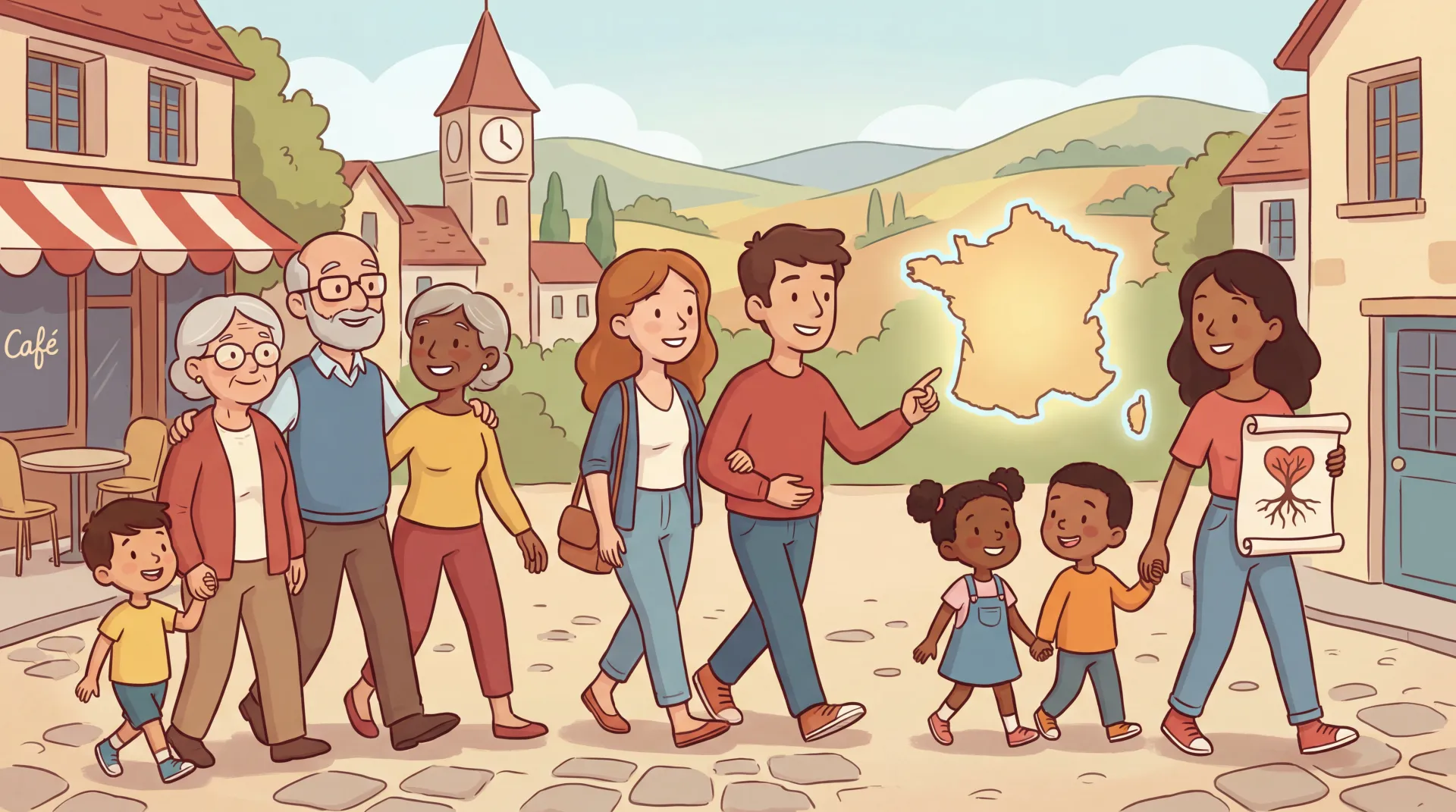 Ancien passeport français datant de 1921, symbole d'identité nationale