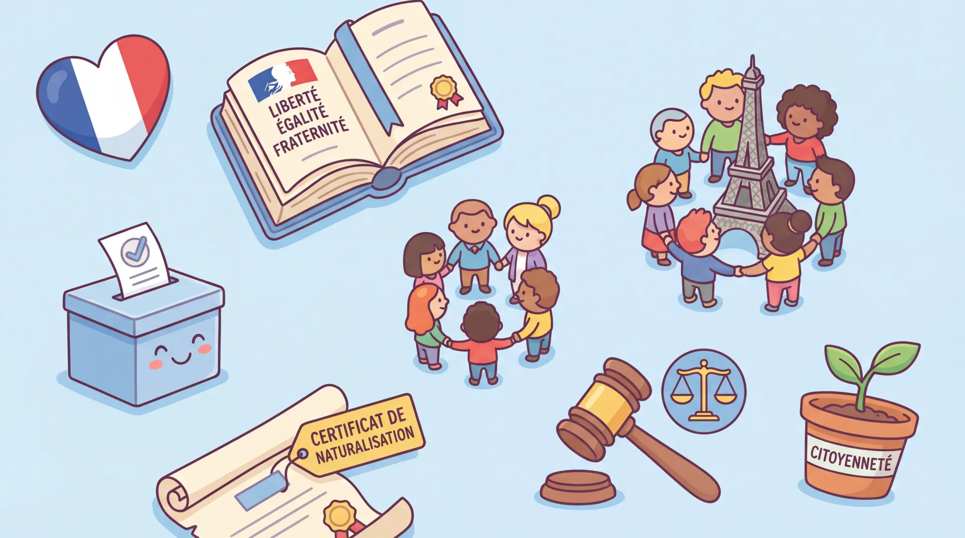 Esprit Civique et Naturalisation : Incarner les Valeurs Françaises