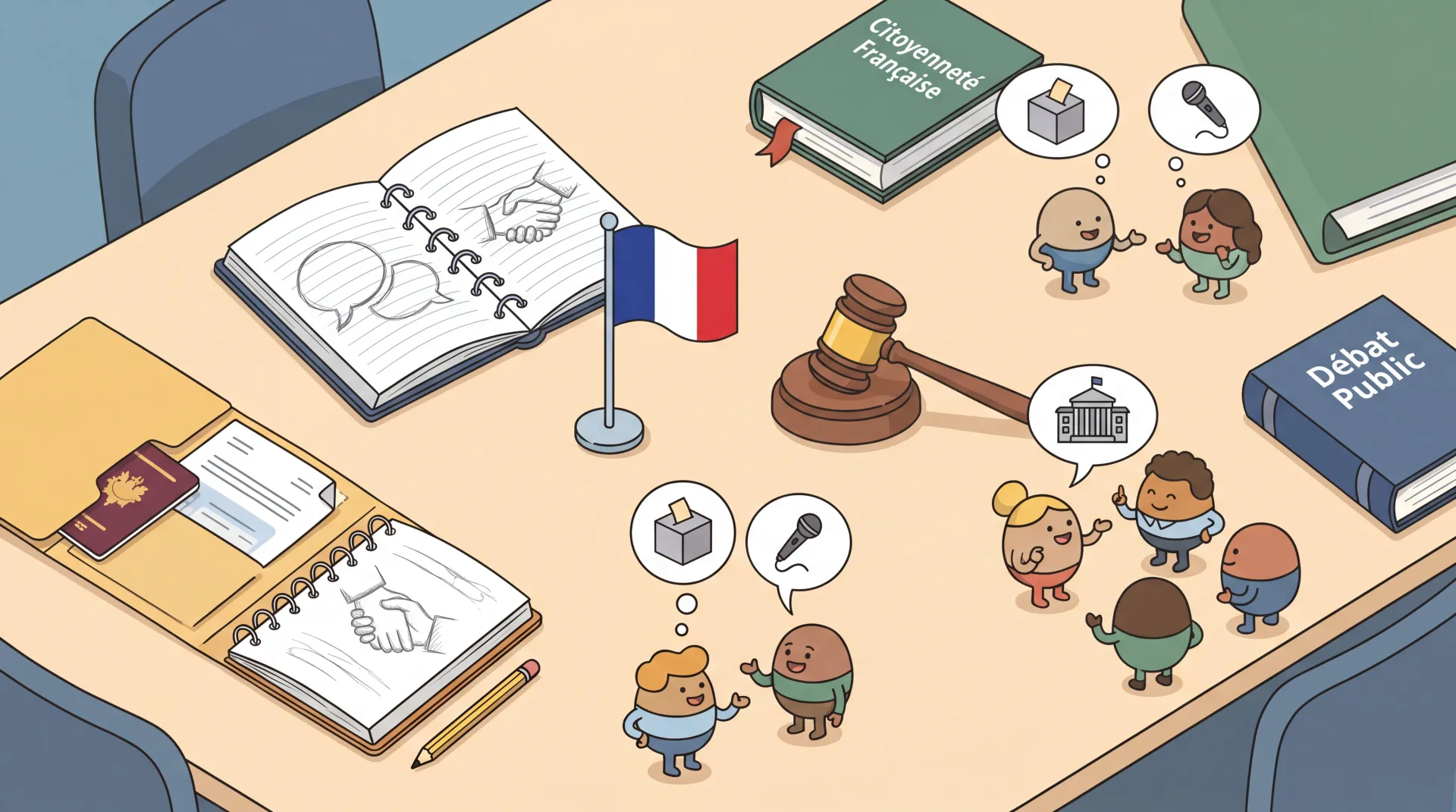 Esprit critique et débat : clés de la naturalisation