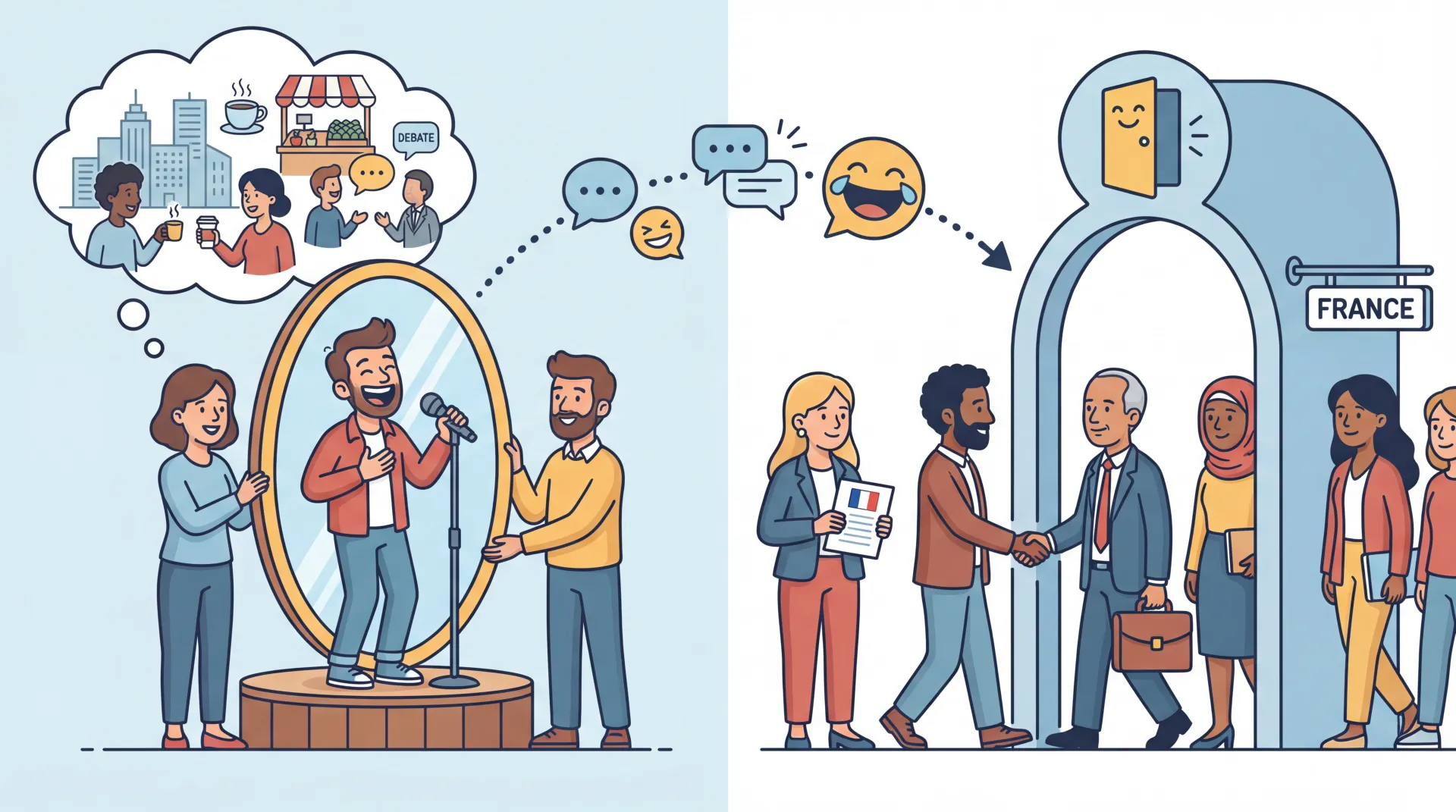 Maîtriser expressions et humour français pour naturalisation