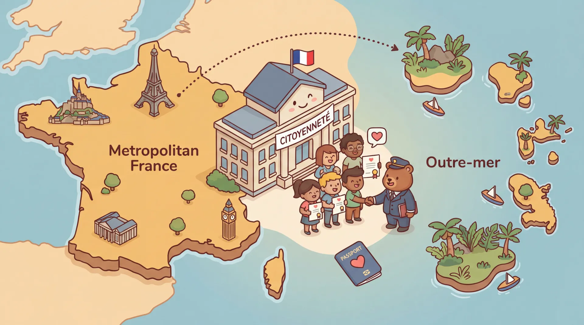 Maîtriser la Géographie Française : Clé de Votre Naturalisation