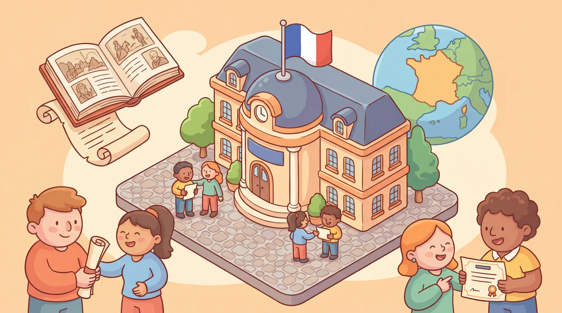 Cérémonie solennelle d'accueil dans la citoyenneté française
