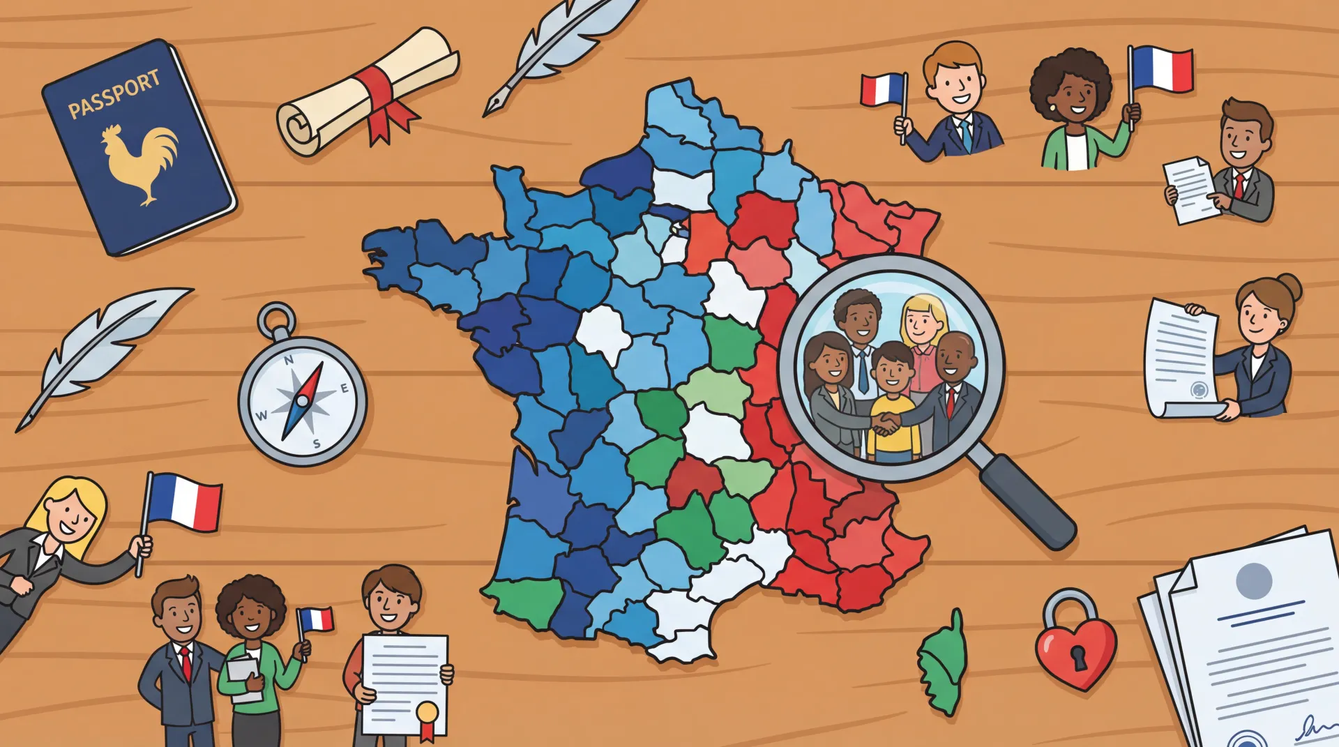 Identités régionales de France : Clé de votre naturalisation