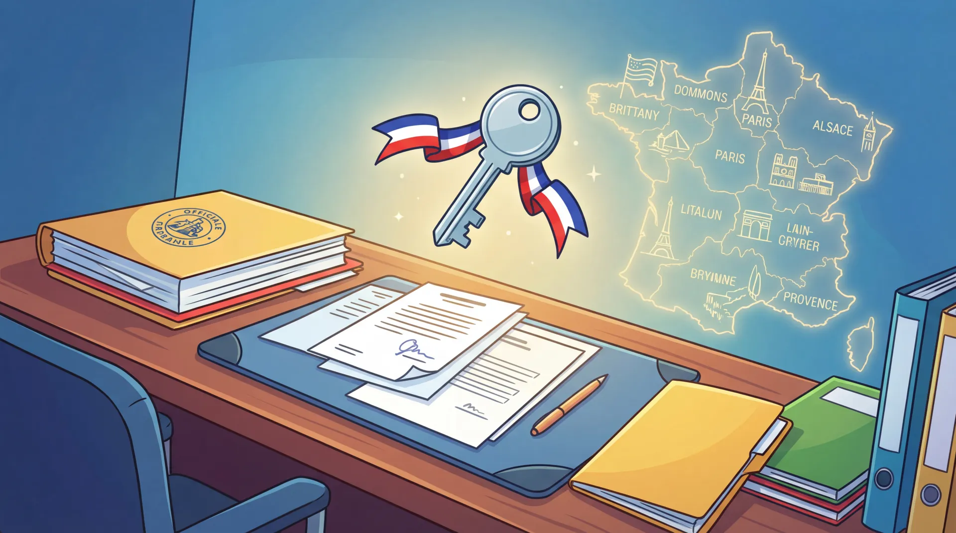 Carte administrative des régions de France métropolitaine et d'outre-mer