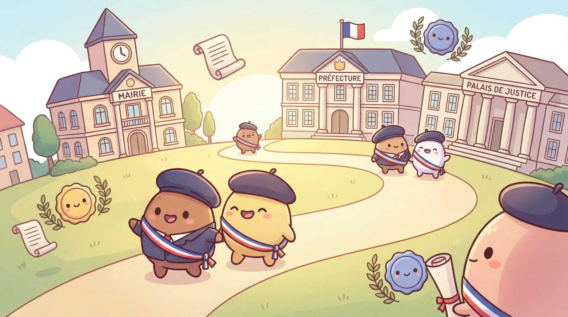 Un passeport français ouvert sur une table, symbole de la citoyenneté