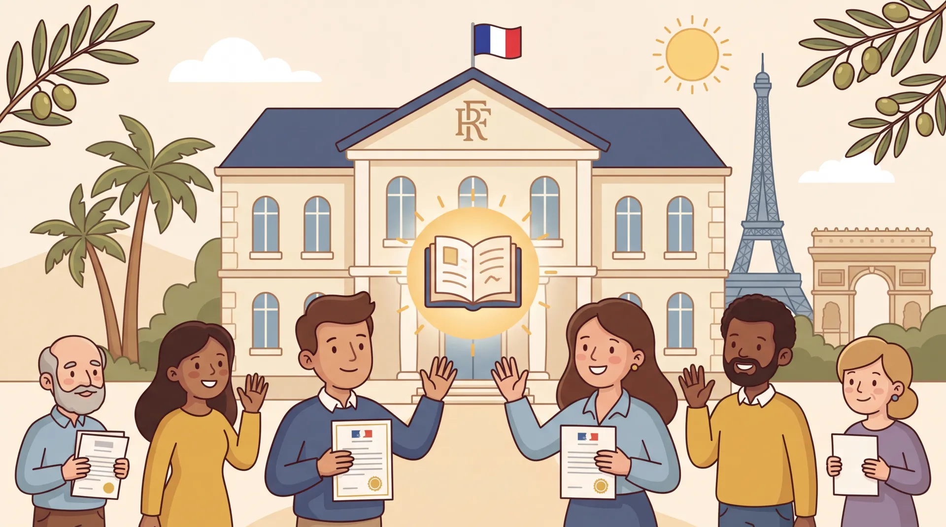 Statue de Marianne, symbole de la République française et de la liberté.