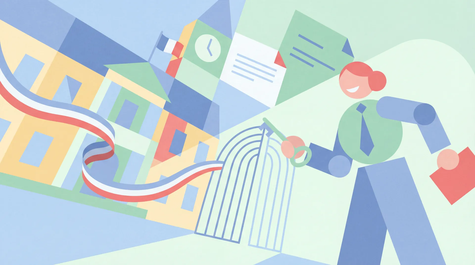 Façade du Ministère de l'Intérieur, Place Beauvau à Paris