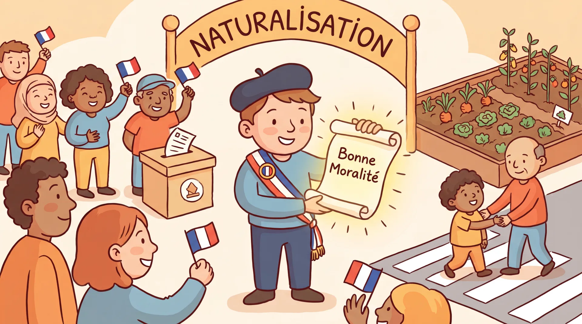 Naturalisation française : la bonne moralité, critère clé