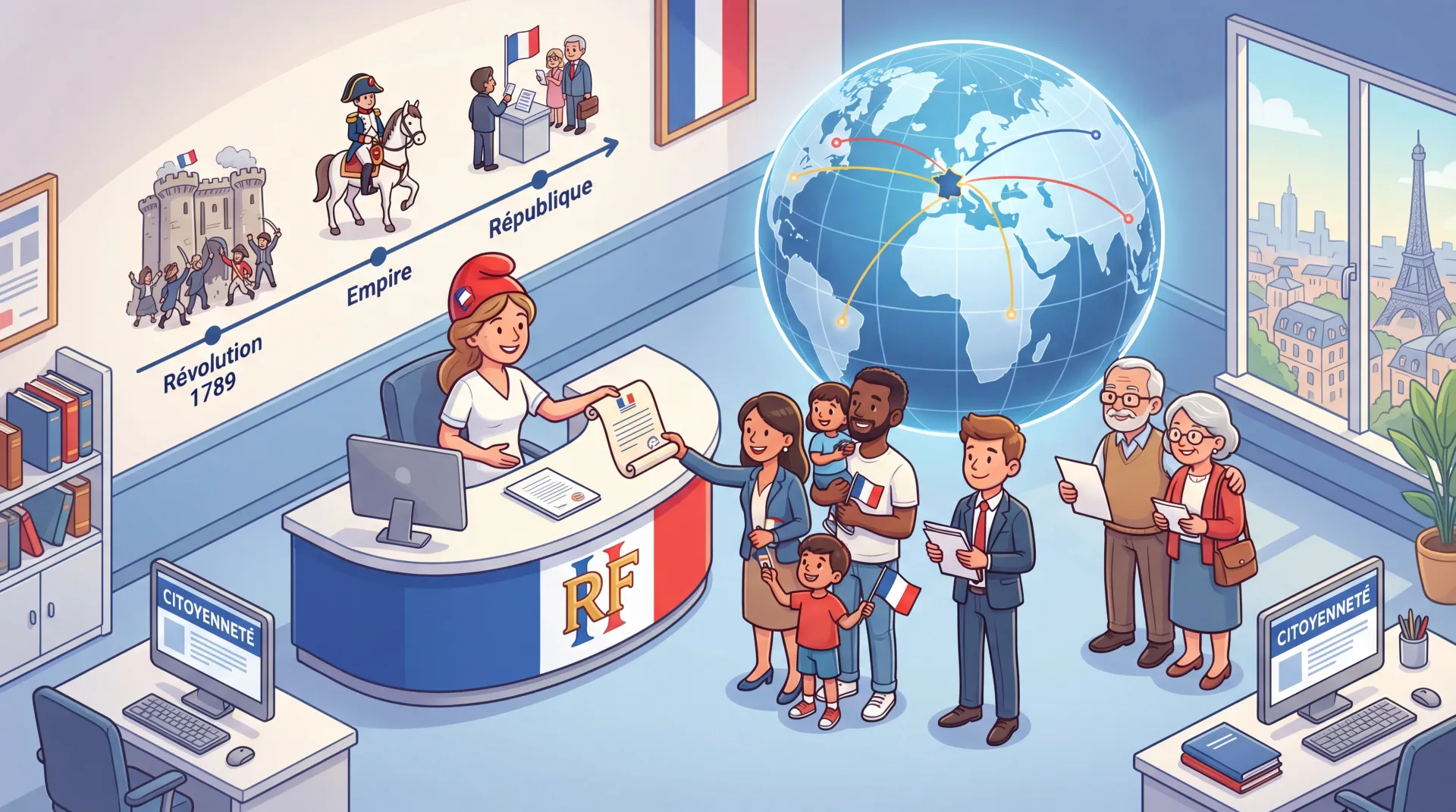 Naturalisation française et guerres : l'histoire agitée