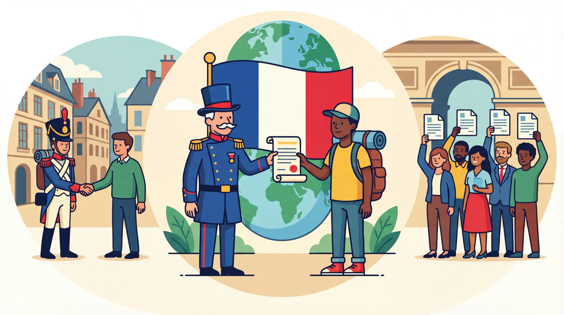 Naturalisation française et guerres : l'histoire agitée