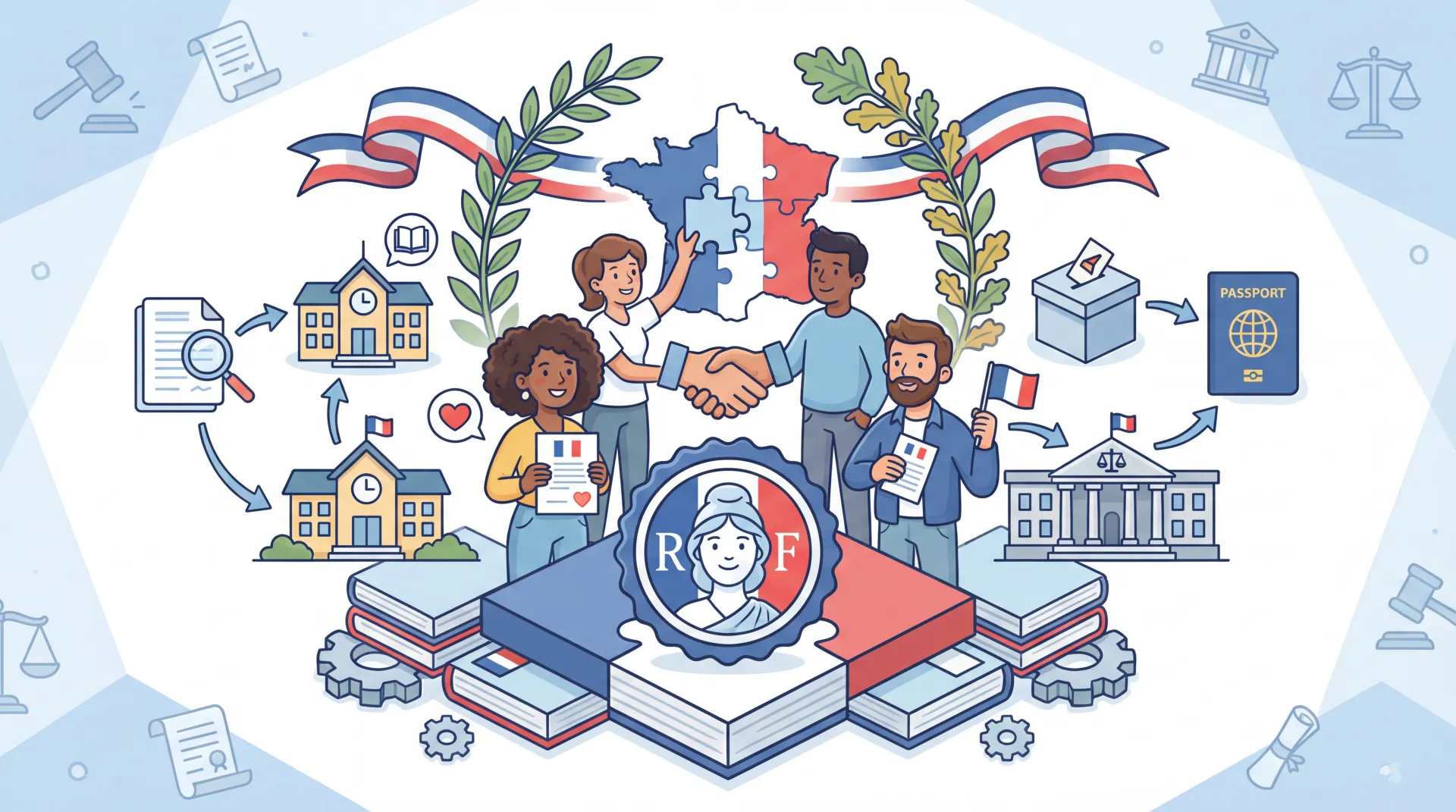 Naturalisation française : Respecter les lois et l'ordre républicain