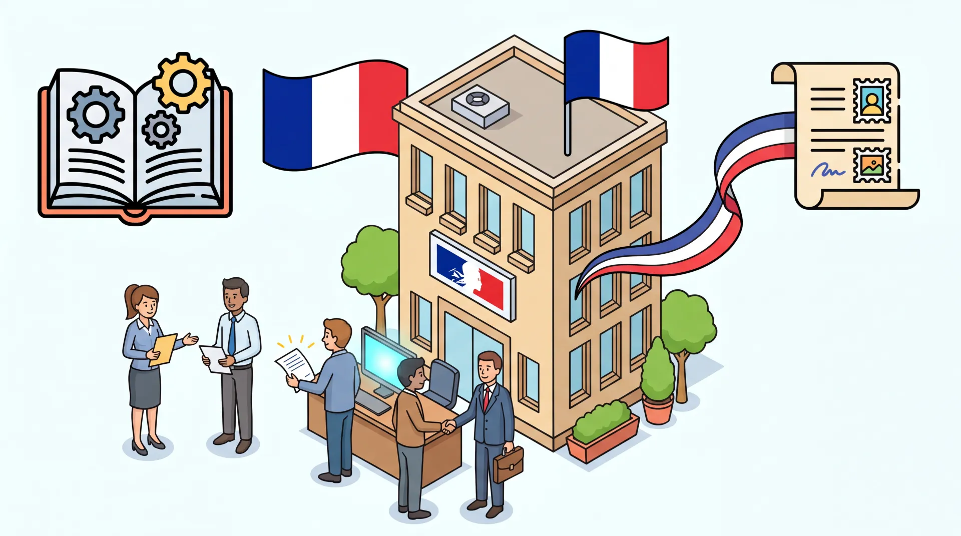 Naturalisation française : le Service Central d'État Civil