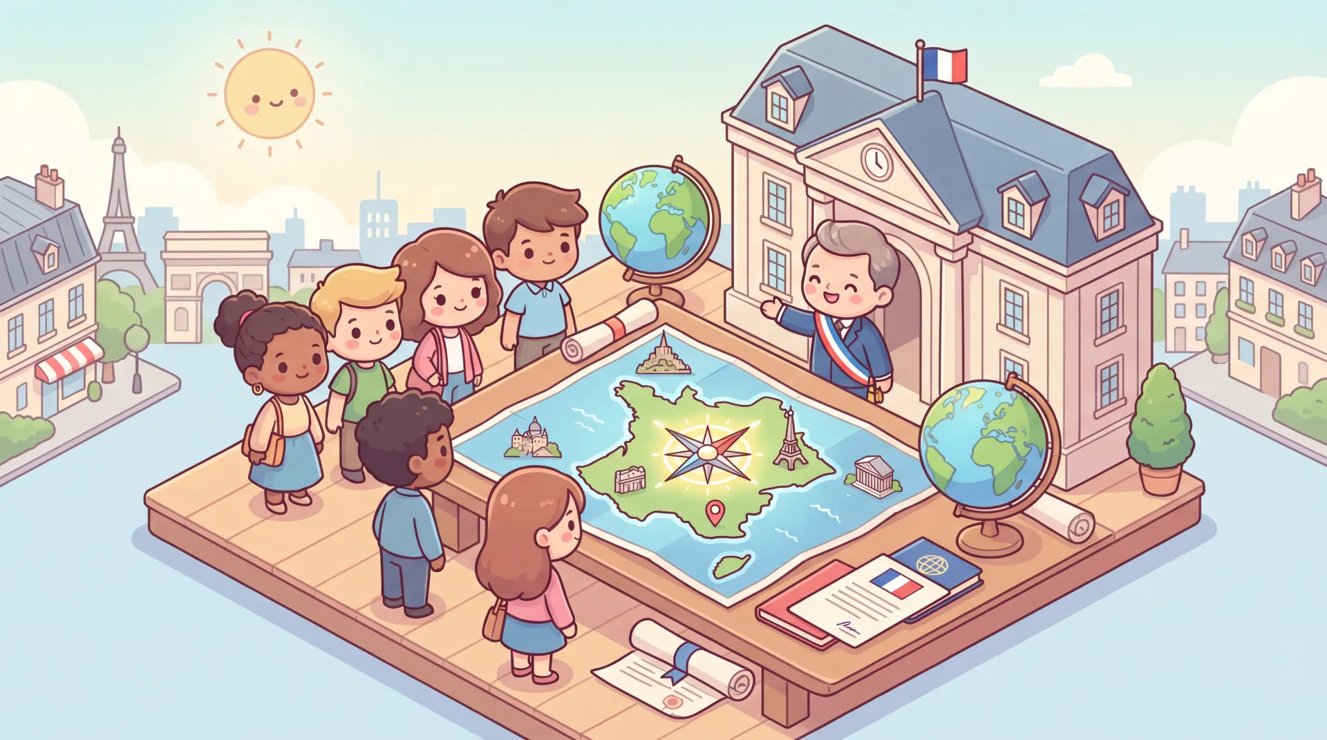Carte des régions administratives de France métropolitaine