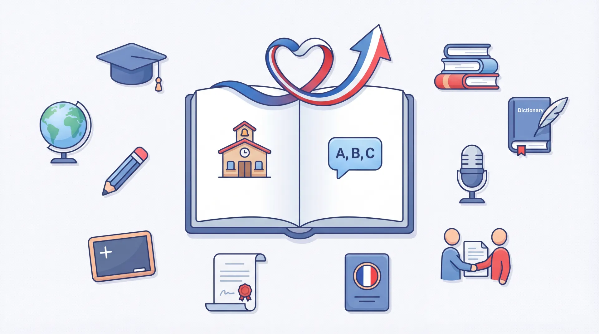 Ancienne école républicaine française, fin XIXe siècle