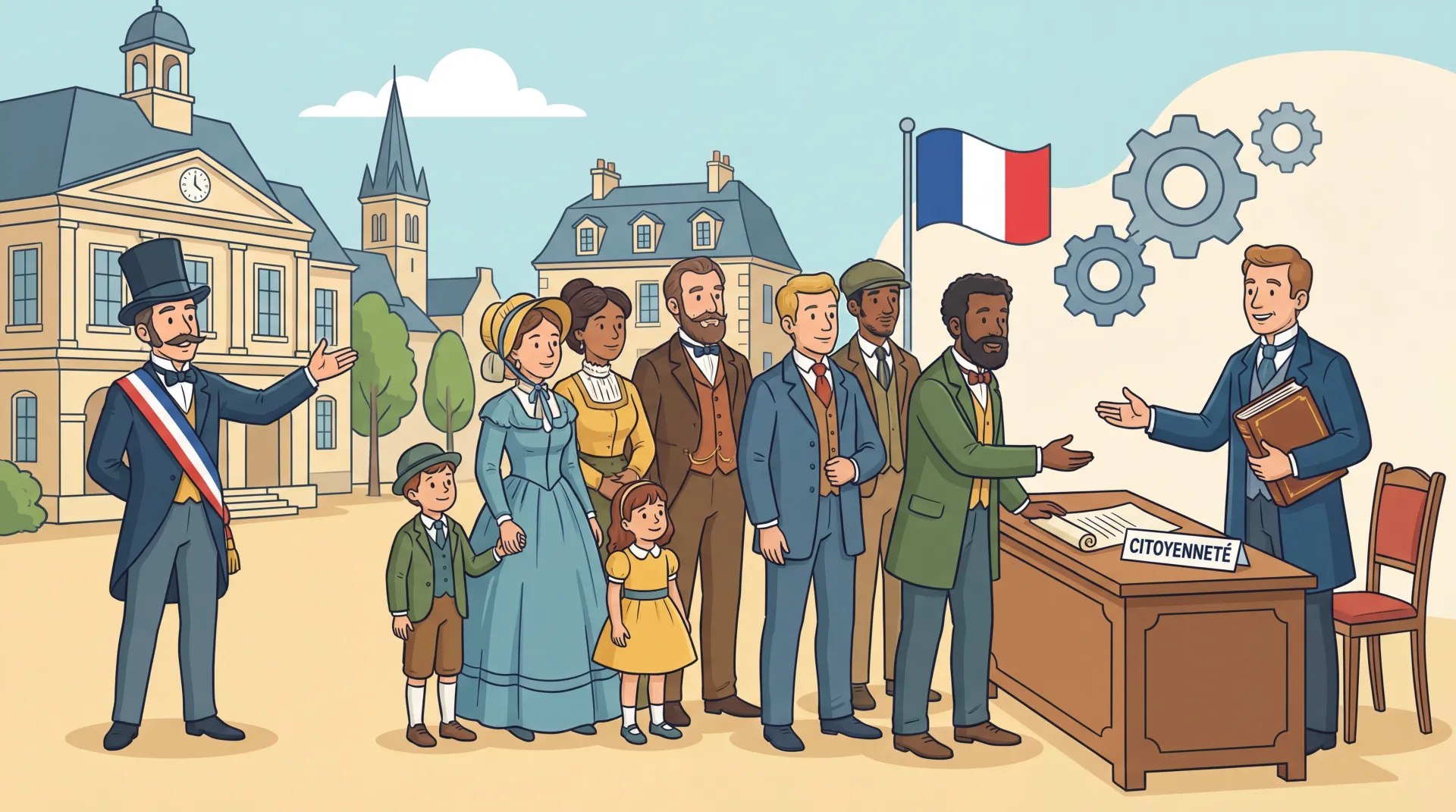 Naturalisation : l'histoire du sentiment national français