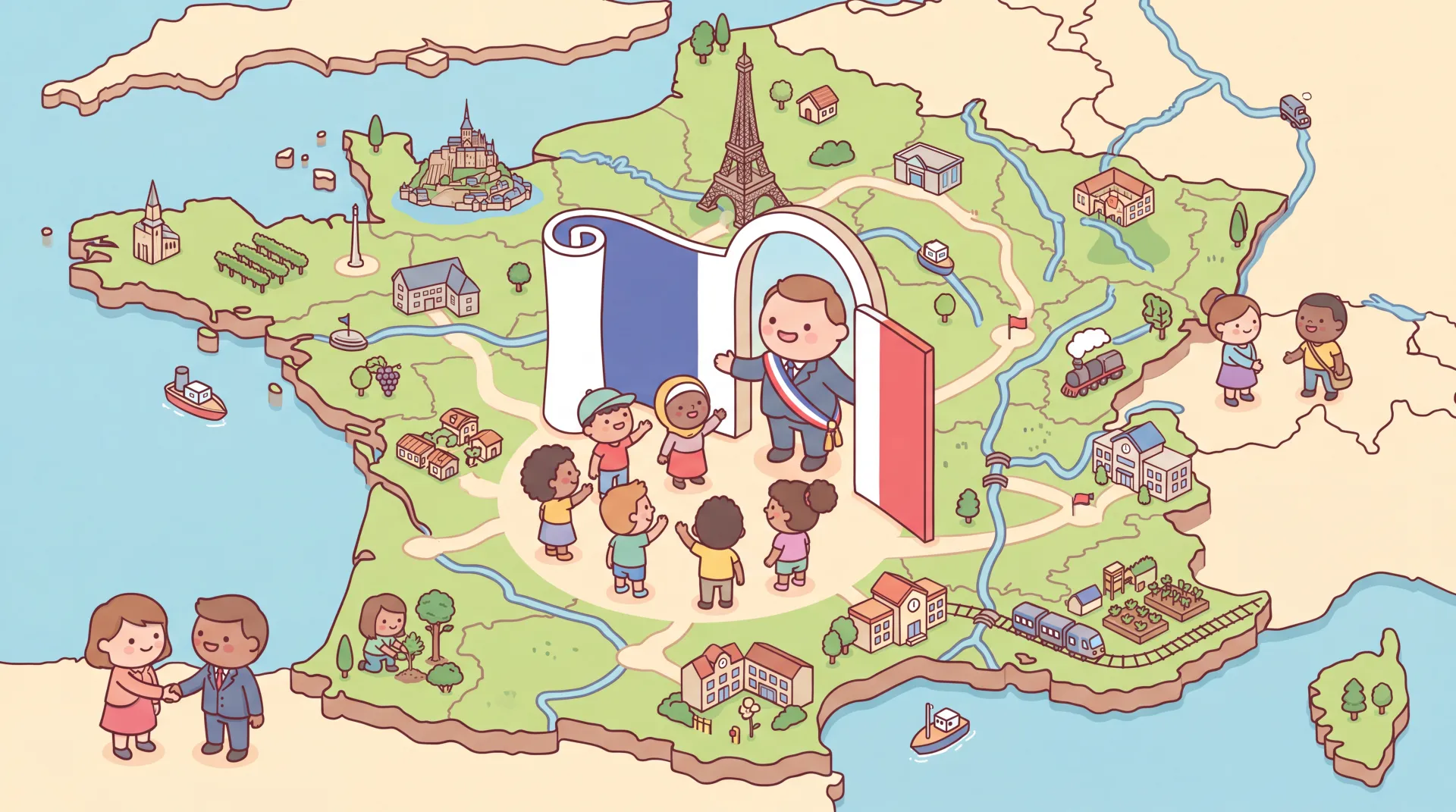 Naturalisation : rôle des territoires et régions françaises