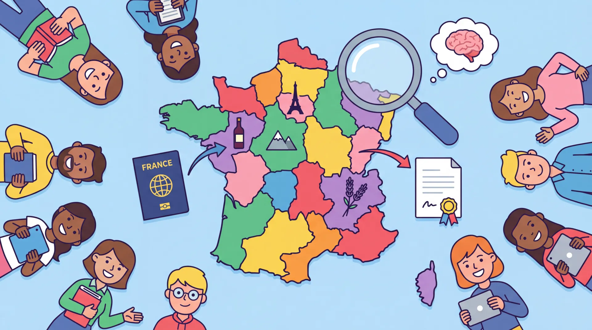 Découvrir les Régions de France : Votre Guide pour la Naturalisation