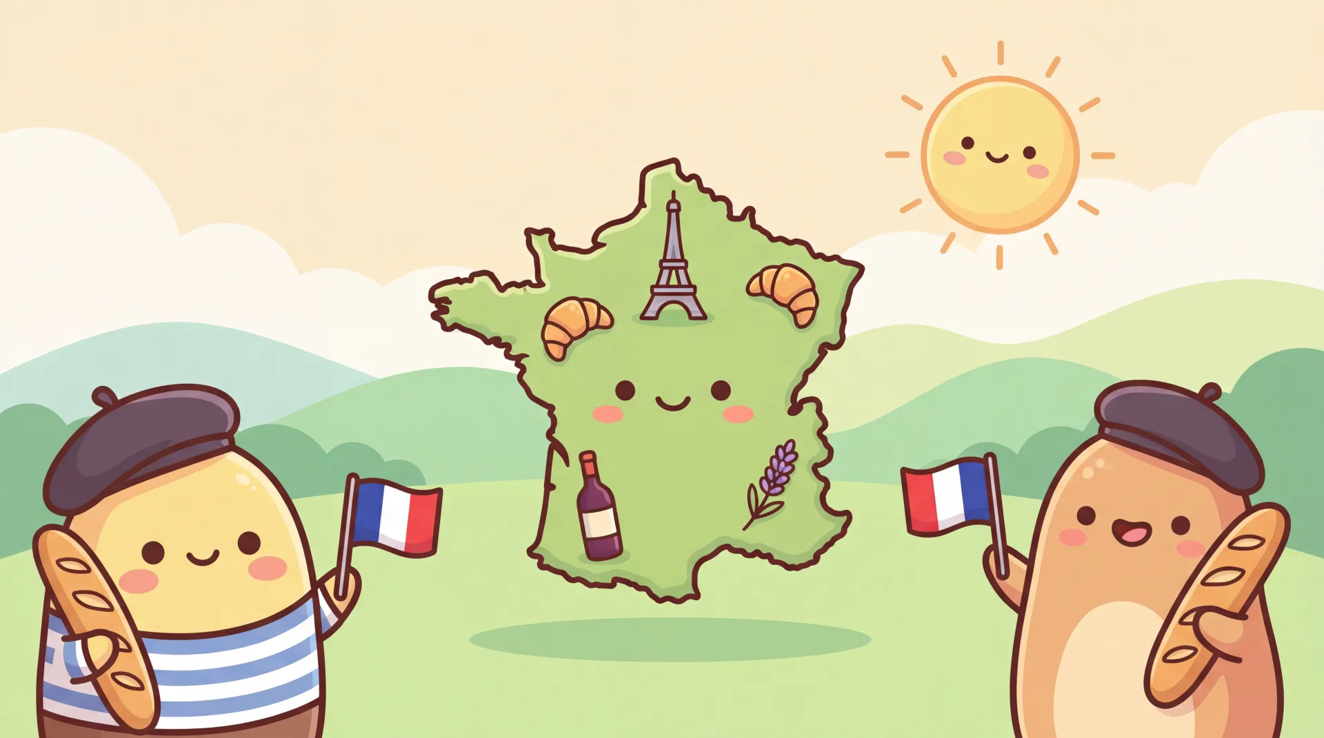 Carte administrative des régions de France métropolitaine