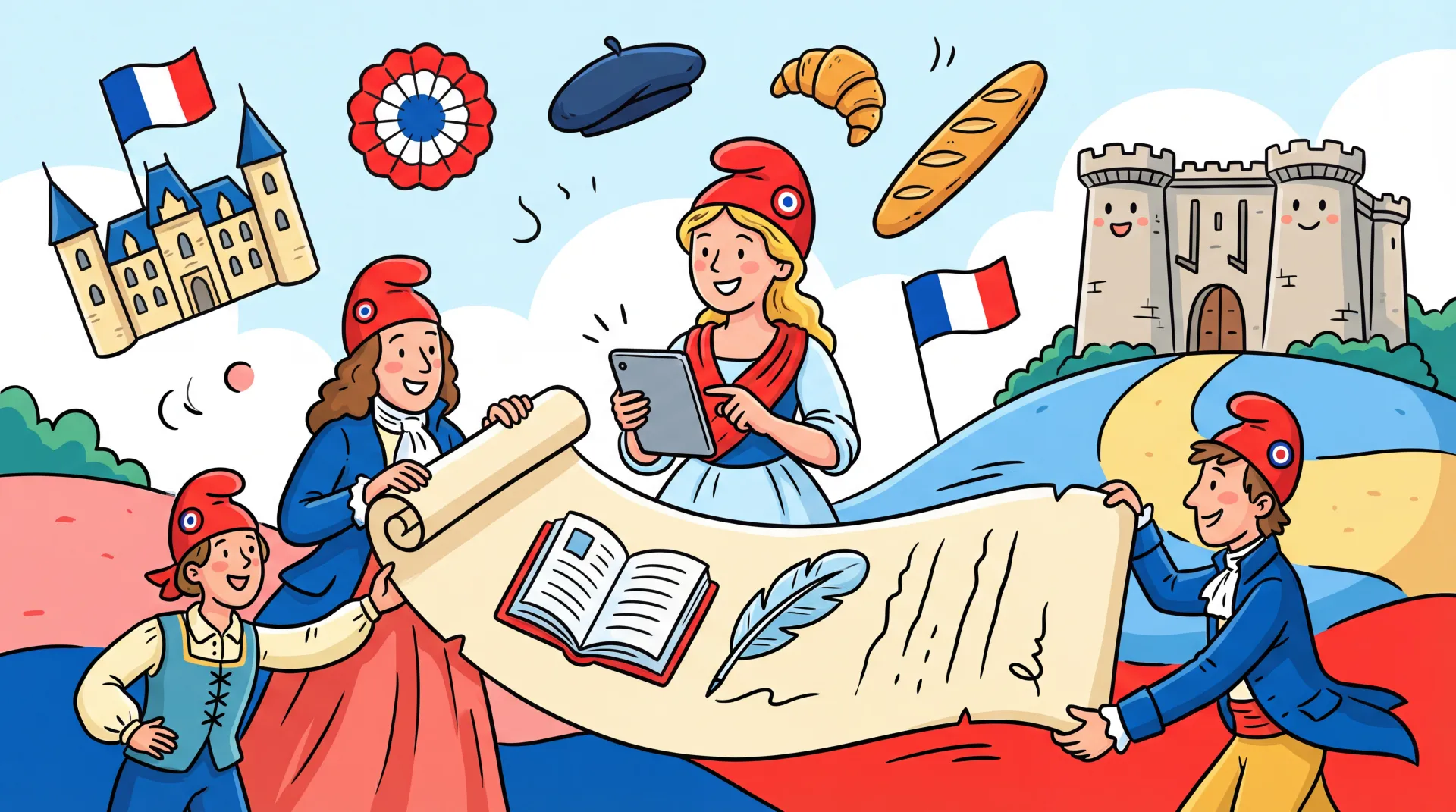 Un passeport biométrique français moderne, symbole de la nationalité