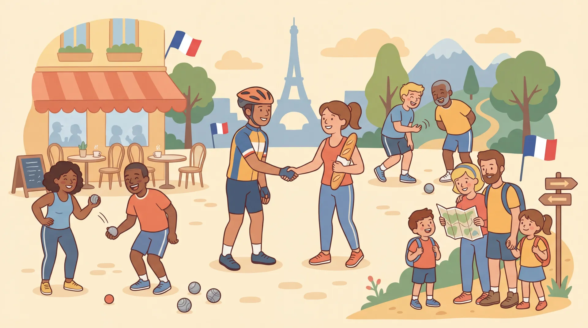 Joueurs de football en action sur un terrain, ambiance dynamique