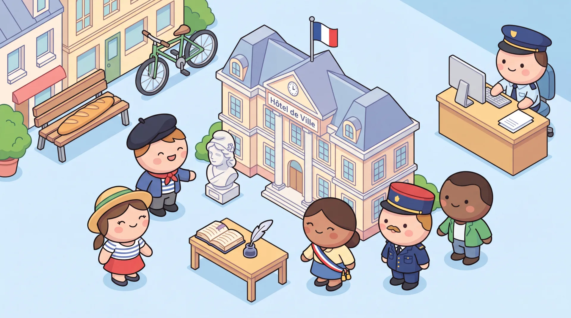 Groupe de personnes âgées et jeunes partageant un moment de convivialité